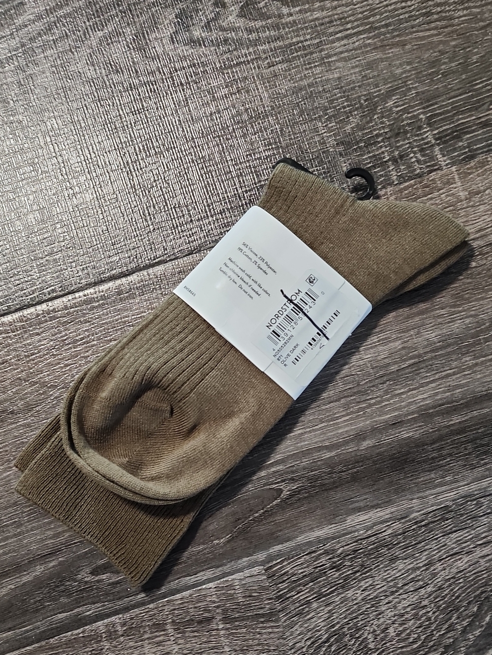 Nordstrom "Modern" Ribbed Crew Socks - Picture 3 of 3